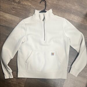 Carhartt Women's Cream Zip-Up Sweater